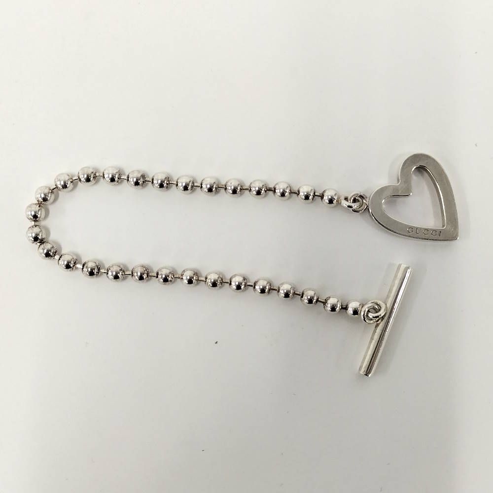 Gucci Open Heart Ball Chain Bracelet — view 8