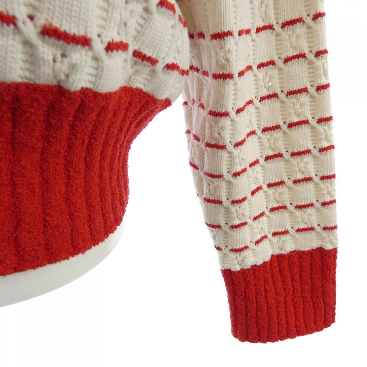 Chanel Knit Sweater White — view 7