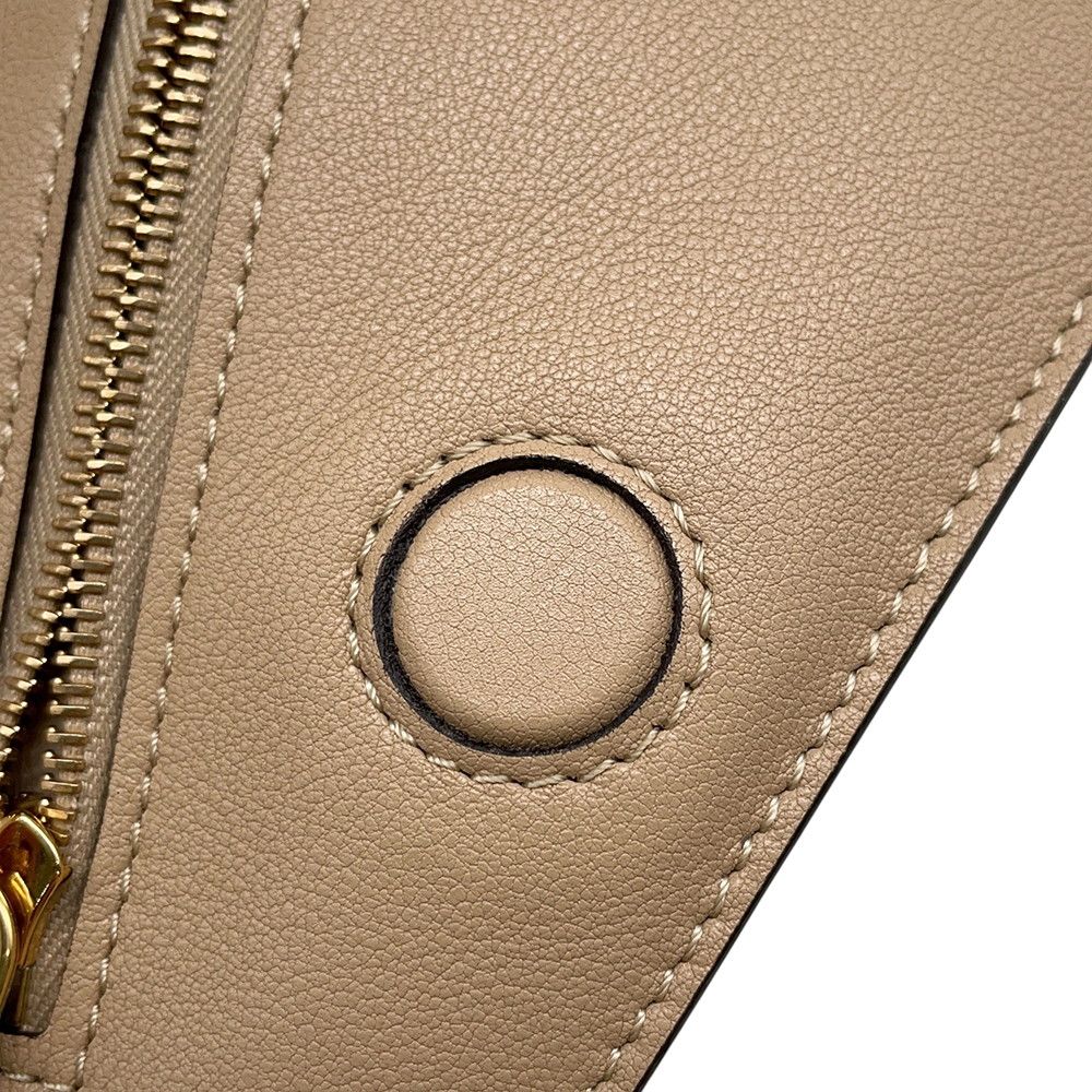 Fendi Chain Shoulder Pouch Flip Nano Leather Pochette — view 8