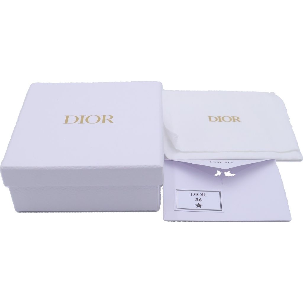 Dior Monsieur Lady Dior Cannage Leather Card Case Pink White — view 6
