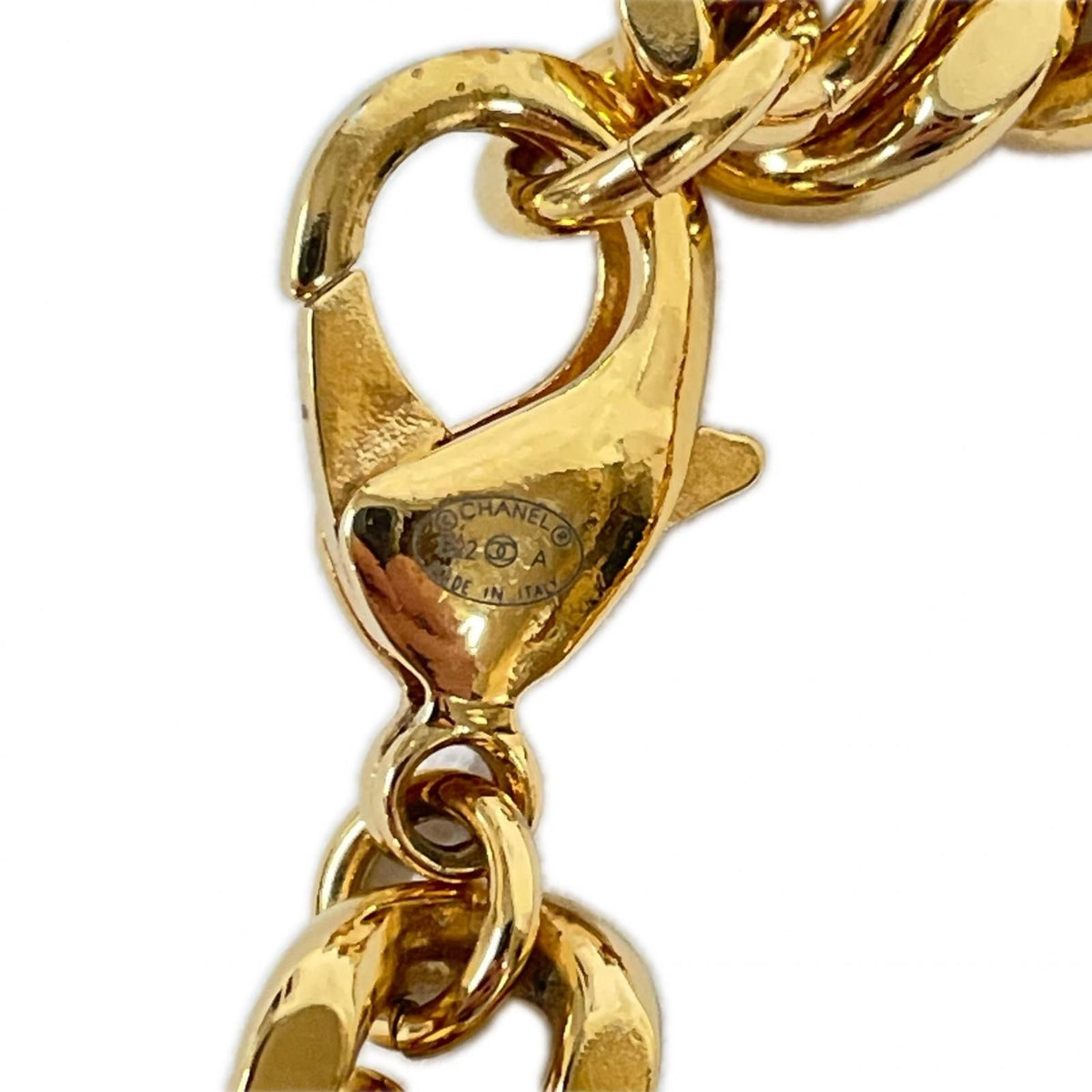 Chanel Metal Logo Necklace Rue Cambon — view 5