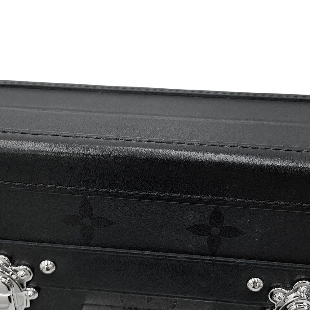 Louis Vuitton Shoulder Bag Monogram Wet Petite 2-Way Clutch Black — view 8