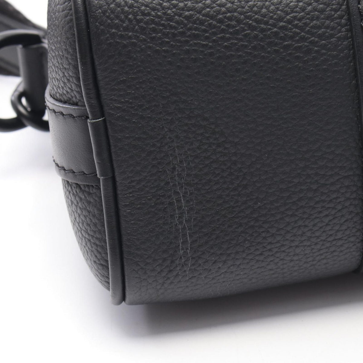 Louis Vuitton Handbag Keepall XS LV Aerogram 2-Way Noir Leather — view 7