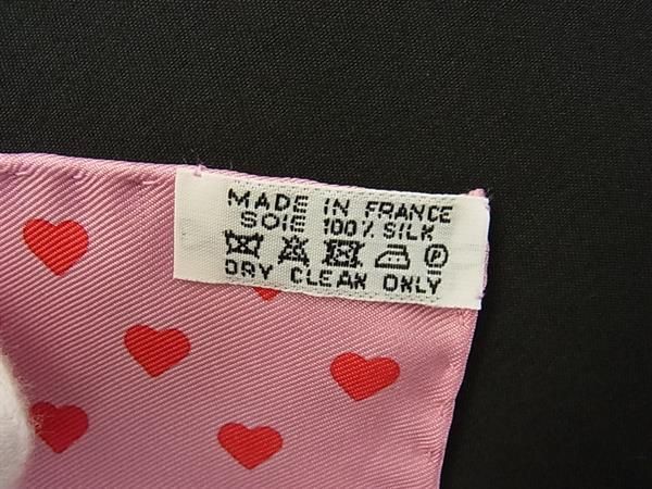 Hermes Brides de Gala Love Carre 45 Petit Gavroche 100% Silk Scarf Pink — view 6