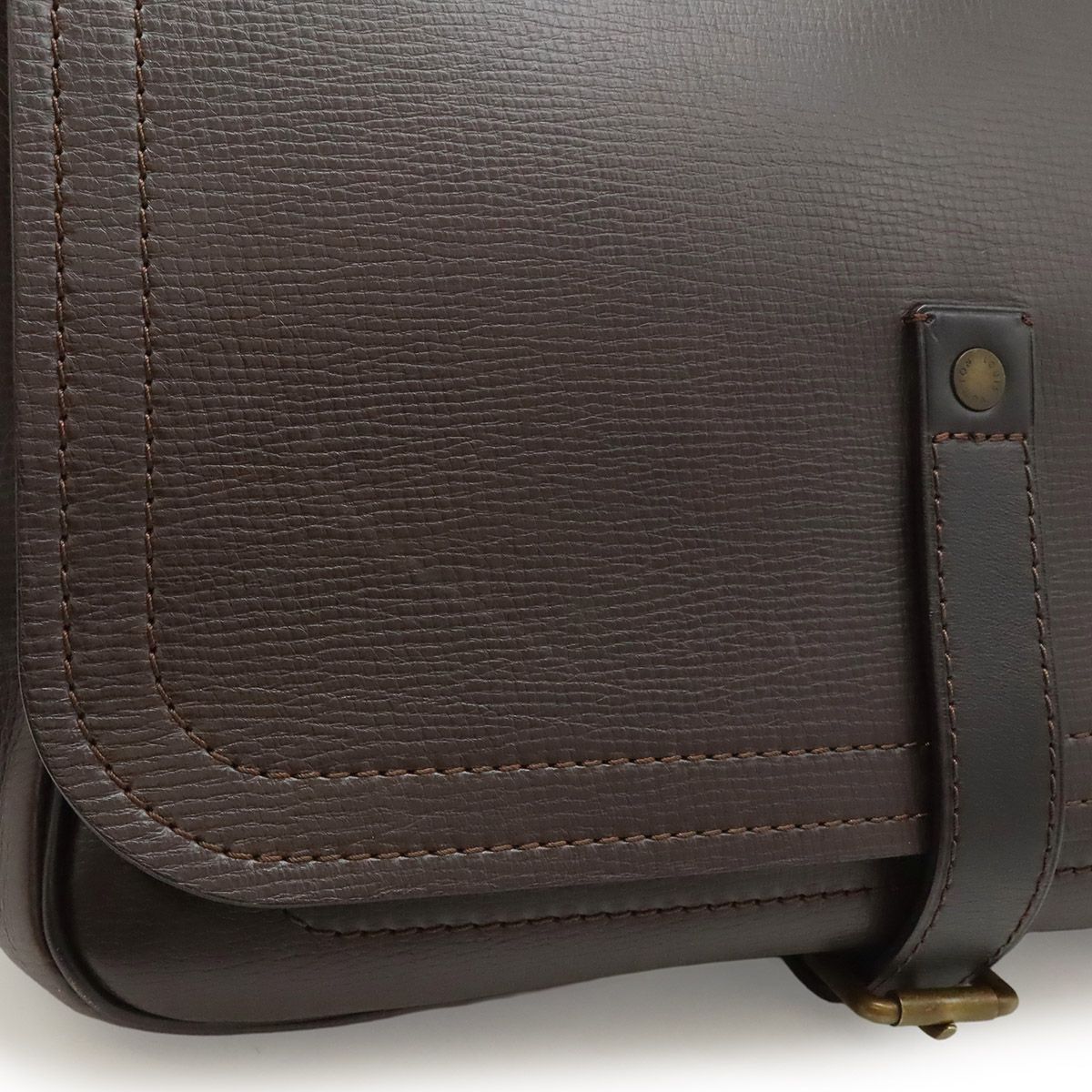 Louis Vuitton Utah Line Messenger Shoulder Bag Leather Cafe Brown — view 8
