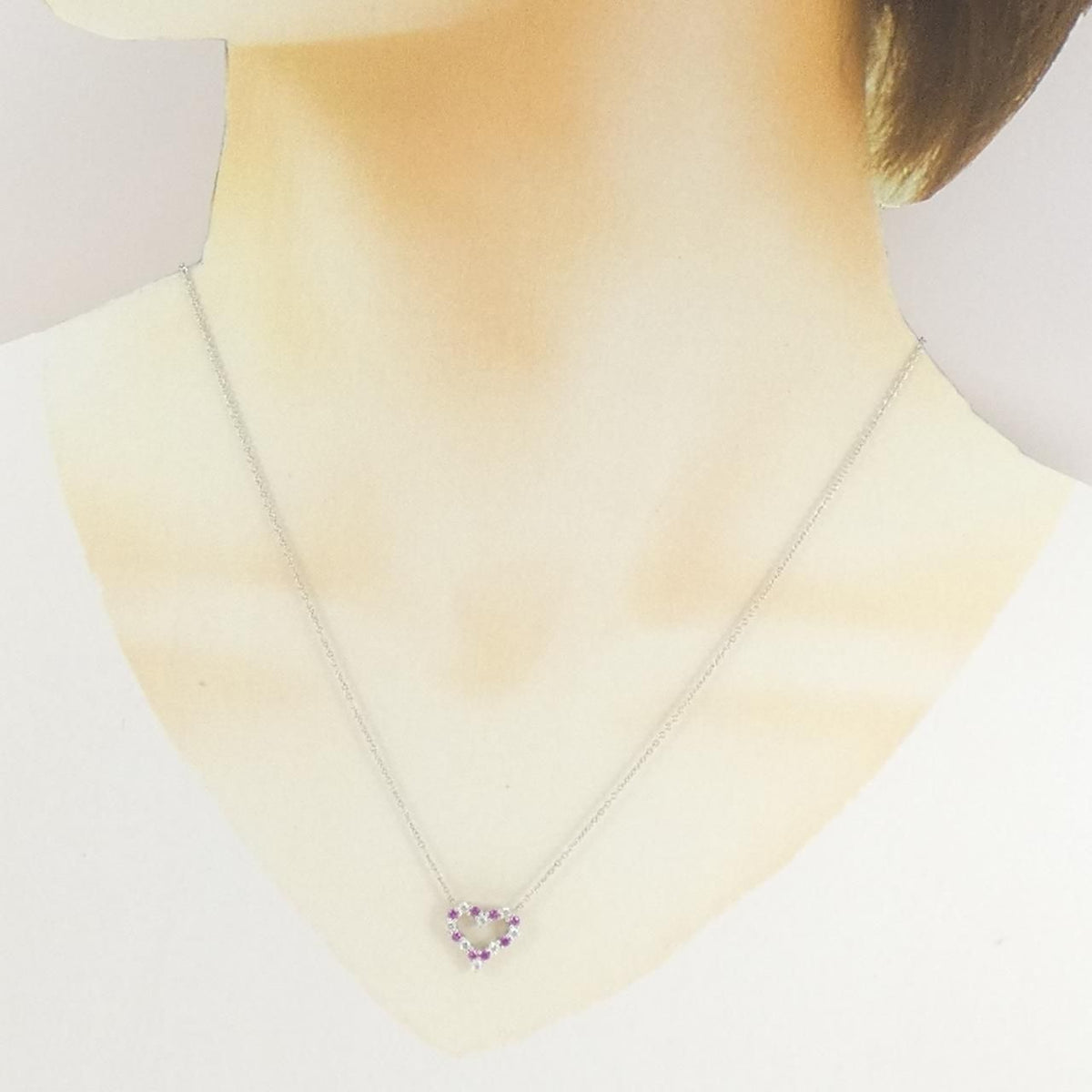 Tiffany & Co Sentimental Mini Heart Necklace — view 6