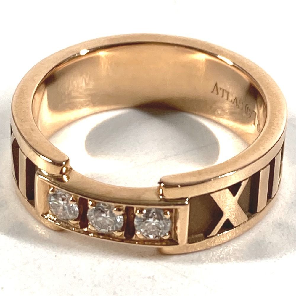 Tiffany & Co Ring Atlas Diamond Pink Gold — view 7
