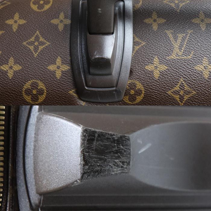 Louis Vuitton Pegase 60 Suitcase Monogram Brown Travel — view 8