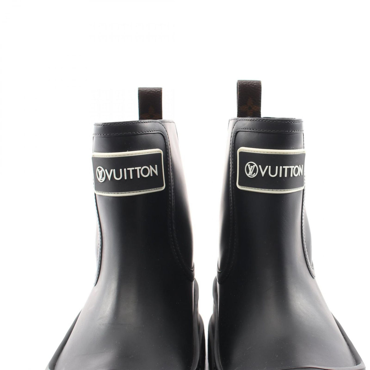 Louis Vuitton Boots Pola Line Black Leather — view 8