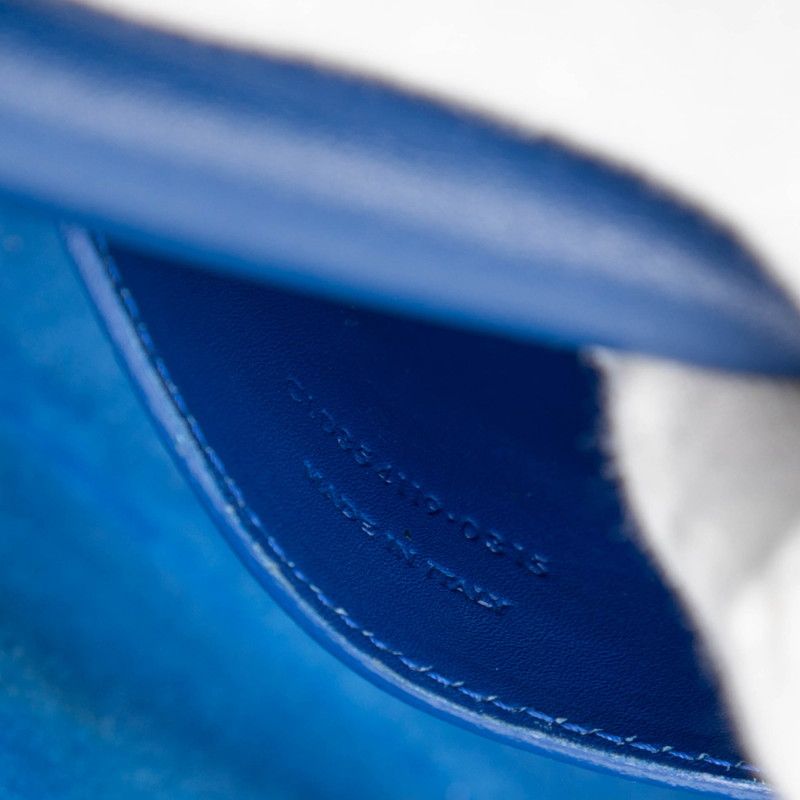 Saint Laurent YSL Monogram Classic Kate Tassel Chain Shoulder Bag Blue Gold — view 6