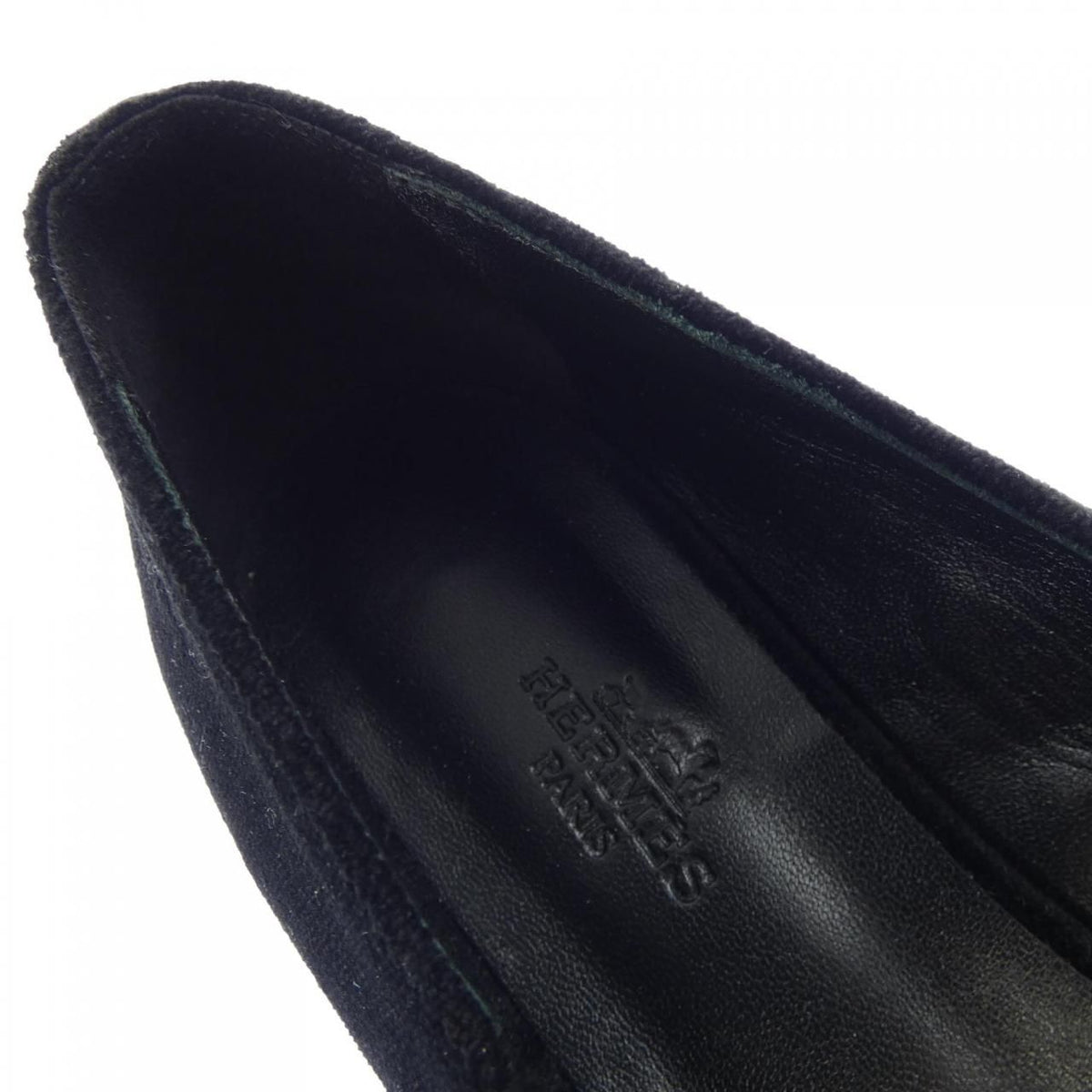 Hermes Jane Hapi Buckle Flat Shoes — view 6