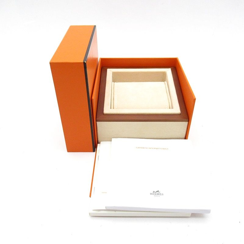 Hermes Watch Mini Diamond Bezel Shell 18K Pink Gold — view 6