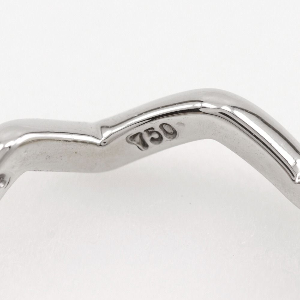 Tiffany & Co Zigzag Platinum Gold Diamond Ring — view 8