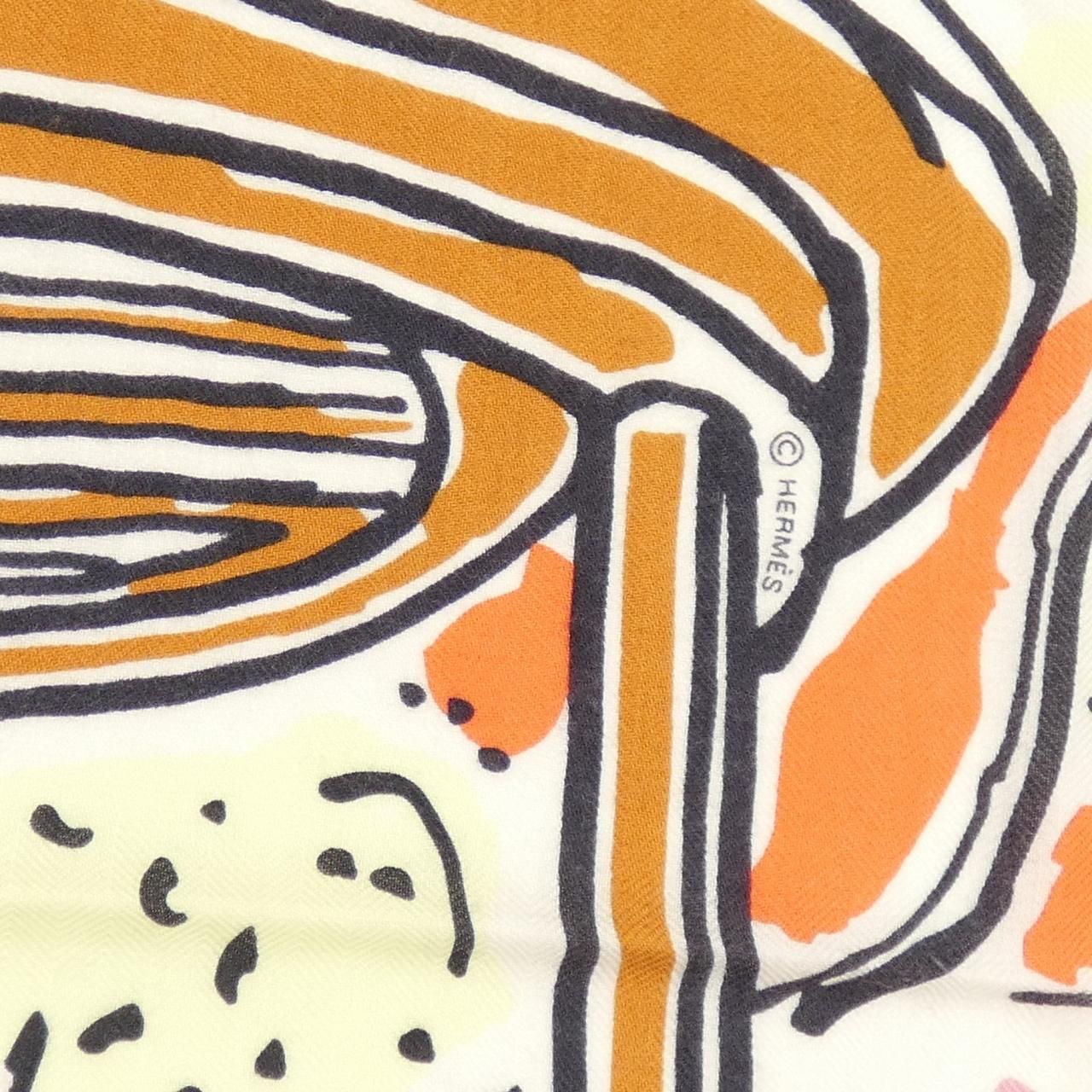 Hermes Rayures D'Ete Carre Shawl Scarf — view 4