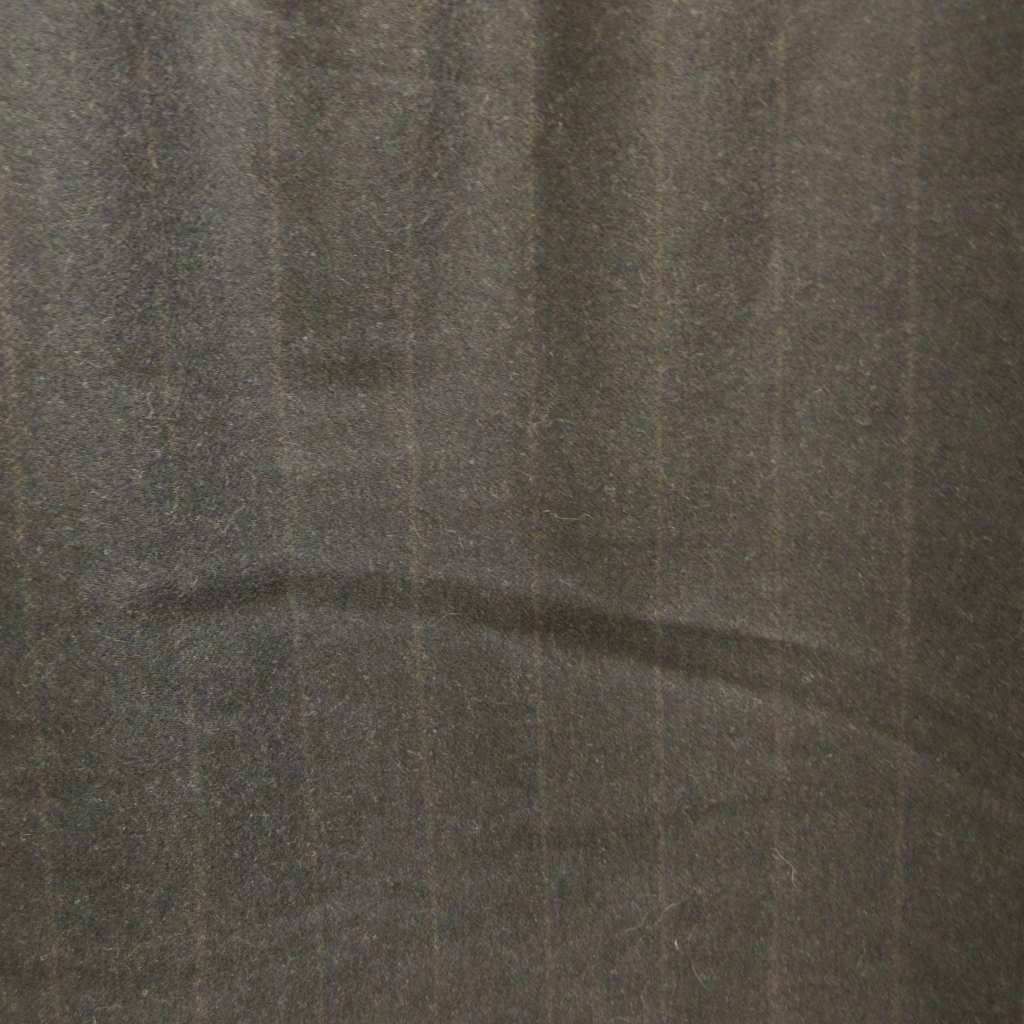 Chanel Mermaid Skirt Wool 34 Black Pocket Striped Pattern Knee Length CC Logo PP — view 5