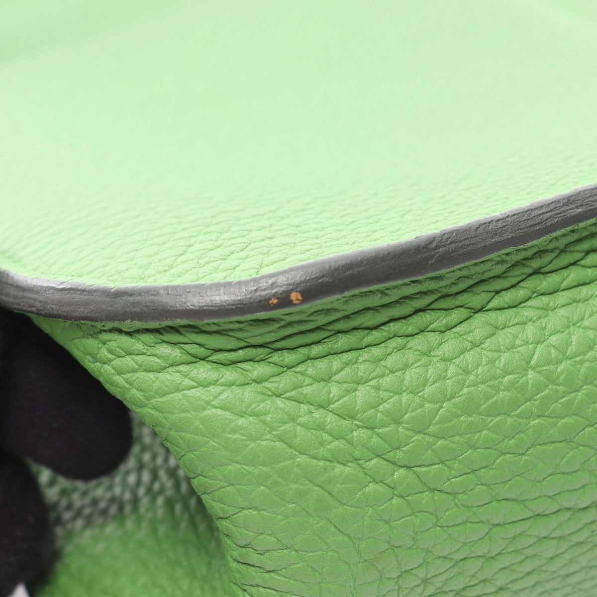Hermes Handbag Halzan 25 2-Way Vert Yucca Leather — view 6