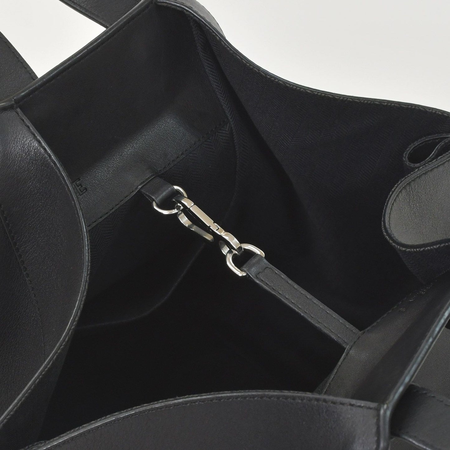 Loewe Hammock Black Shoulder Bag Silver — view 8