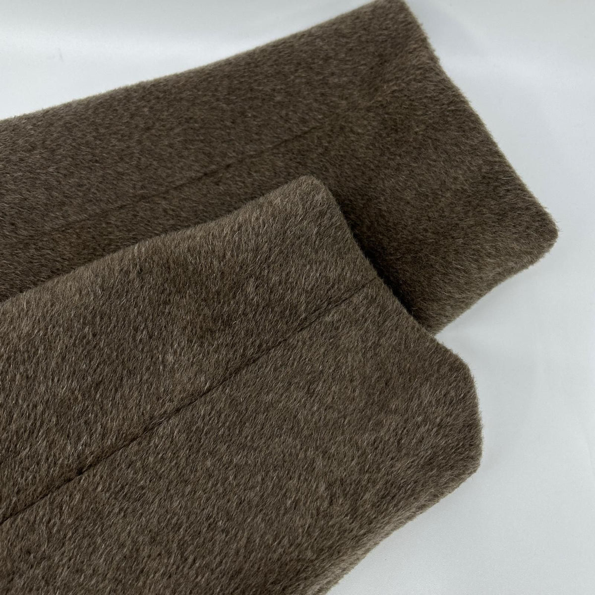 Max Mara Weekend Gray Alpaca Mohair Tempera Gown Long Coat 46 — view 8