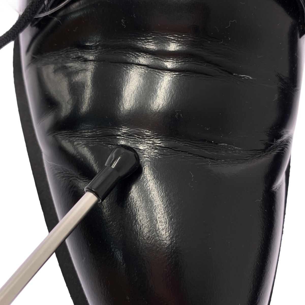 Celine Leather Lace Up Shoes Black 36.5 — view 8