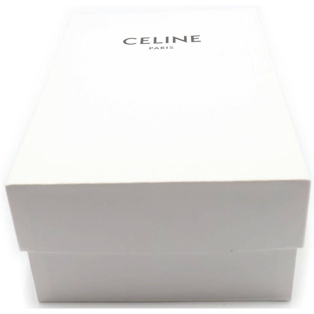 Celine Triomphe Jane Canvas Low-Cut Sneakers White Blue — view 7