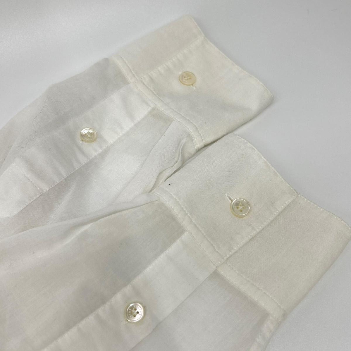 Celine 2 White Pleated Band Color Blouse 36 — view 8