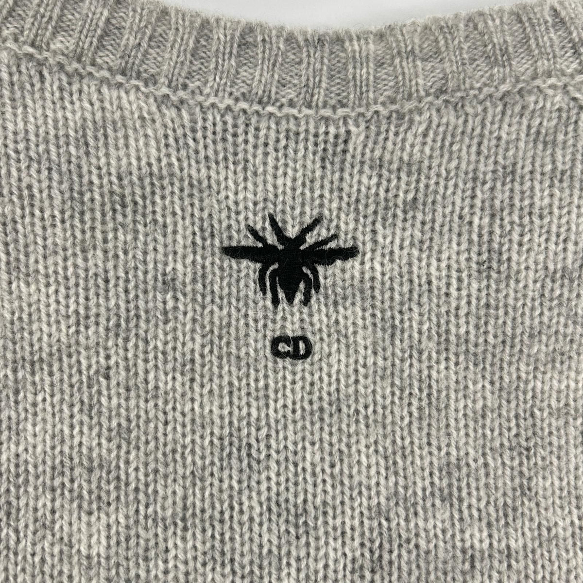 Dior Cashmere Embroidery Crew Neck Knit Sweater — view 8