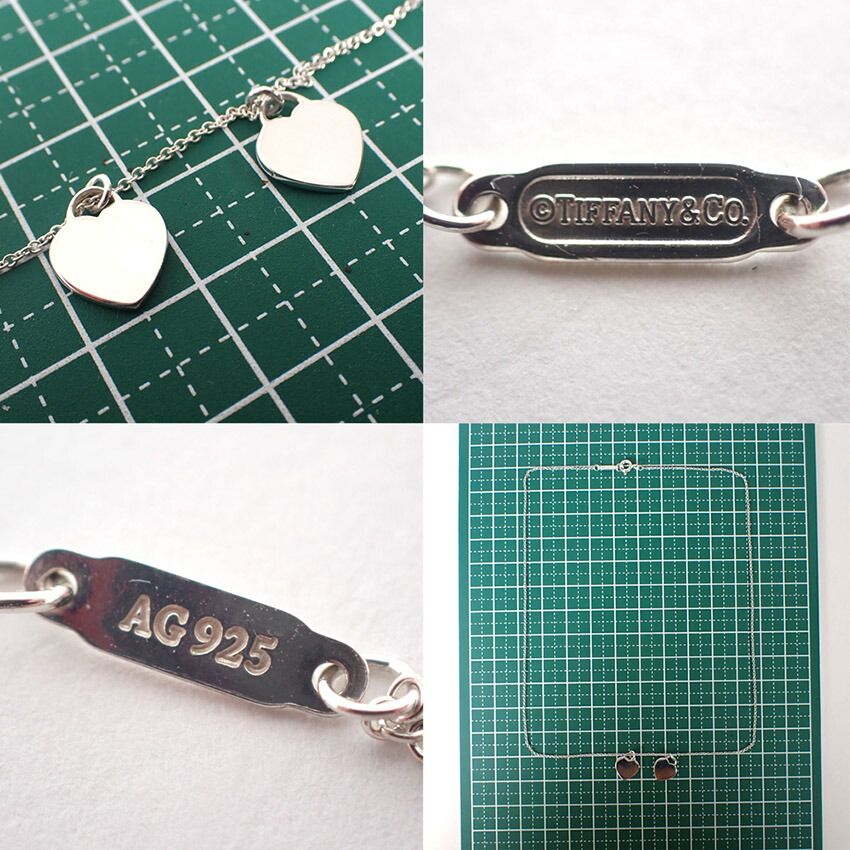Tiffany & Co 925 Double Heart Pendant — view 8