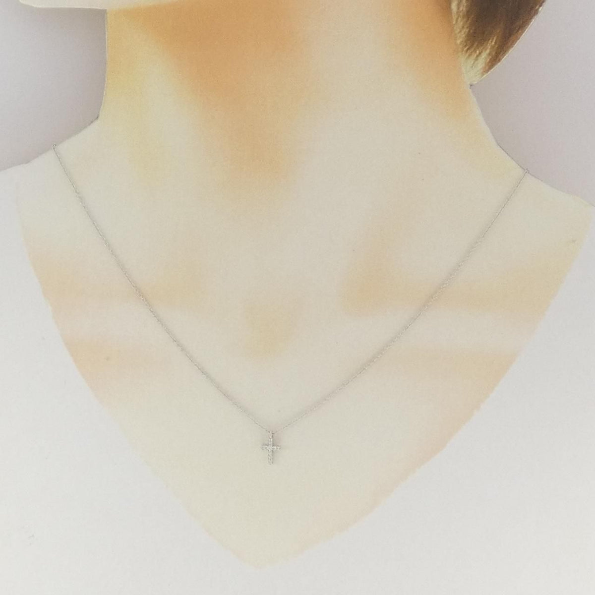 Tiffany & Co Metro Cross Mini Necklace — view 6