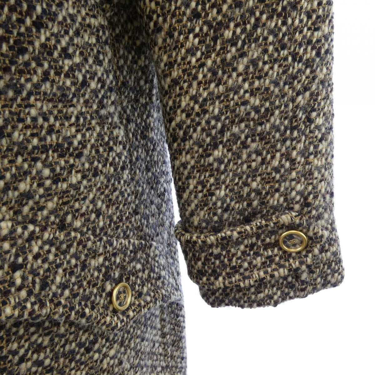 Chanel 01A Vintage Coat Beige — view 6