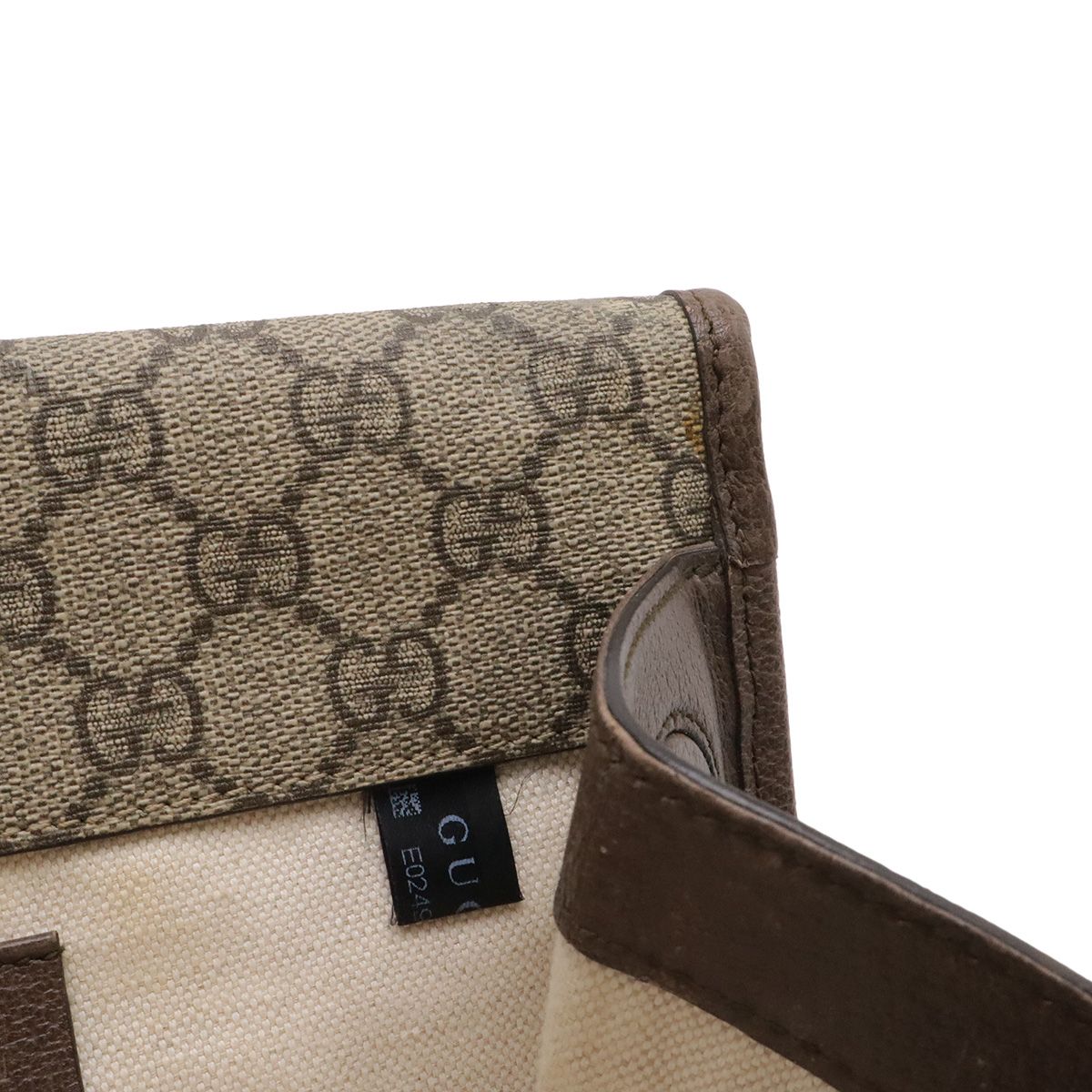 Gucci Neo Vintage GG Supreme Small Messenger Bag Tiger Head Leather Beige — view 8