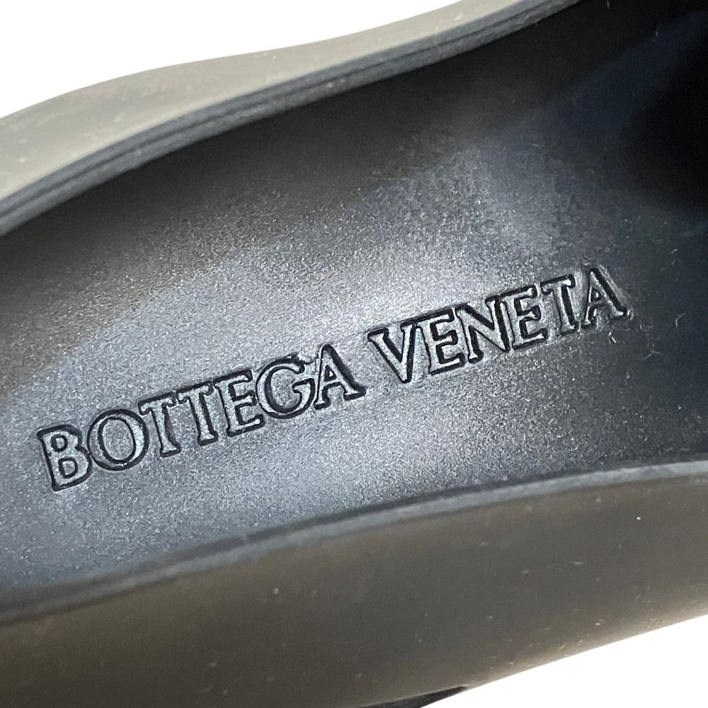 Bottega Veneta Paddle Slingback Rubber Sandals Black 36 — view 8