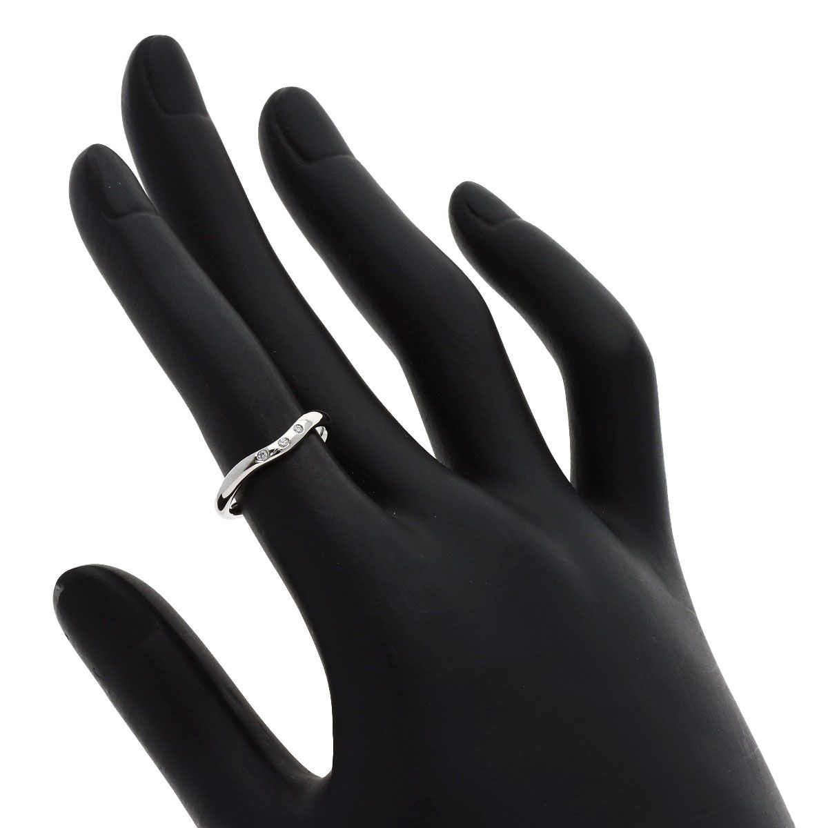 Tiffany & Co Curved Band Diamond Ring — view 7