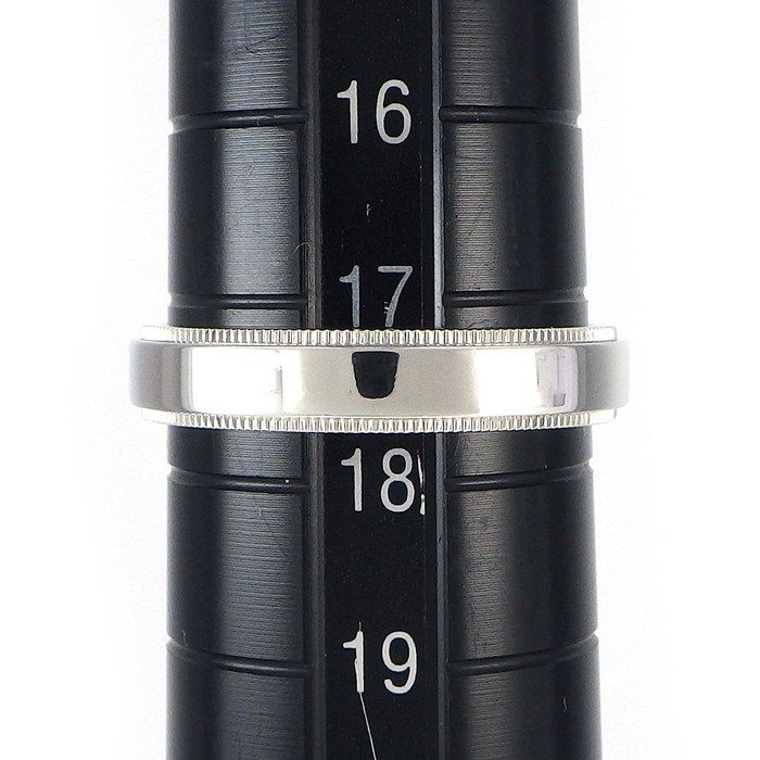 Tiffany & Co Ring Notes Mill Gray Band Logo Signature — view 5