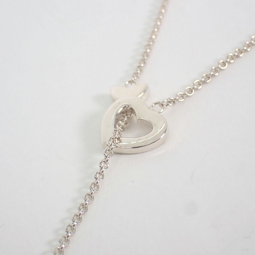 Tiffany & Co 925 Lariat Heart Necklace — view 8