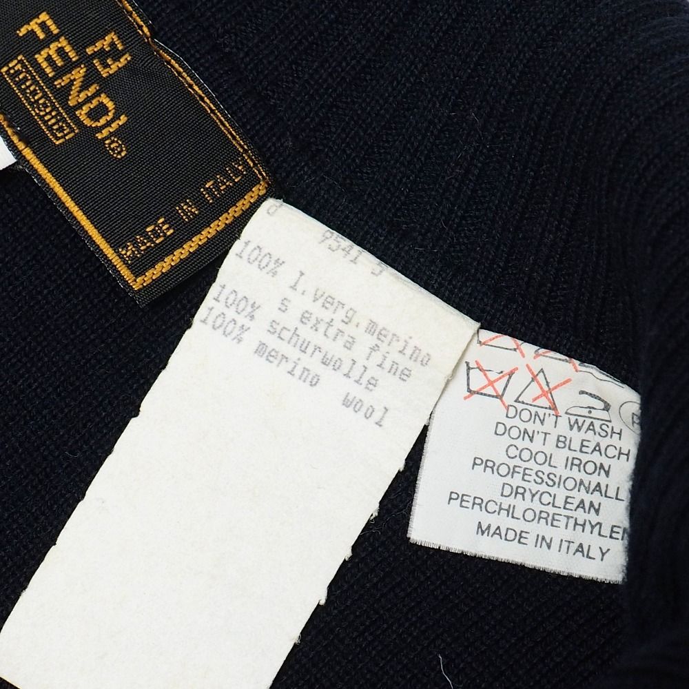Fendi Vintage Dress 42 Knit Short Sleeve — view 8