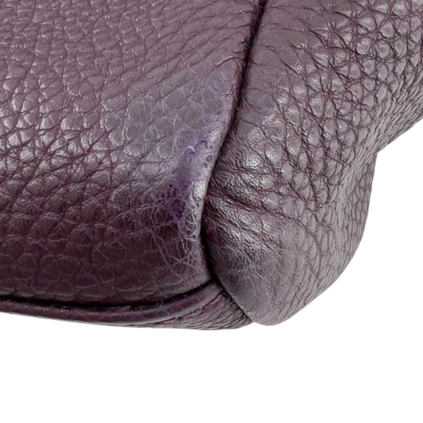 Hermes Fourre Tout MM Tote Bag Togo Raisin Purple — view 8