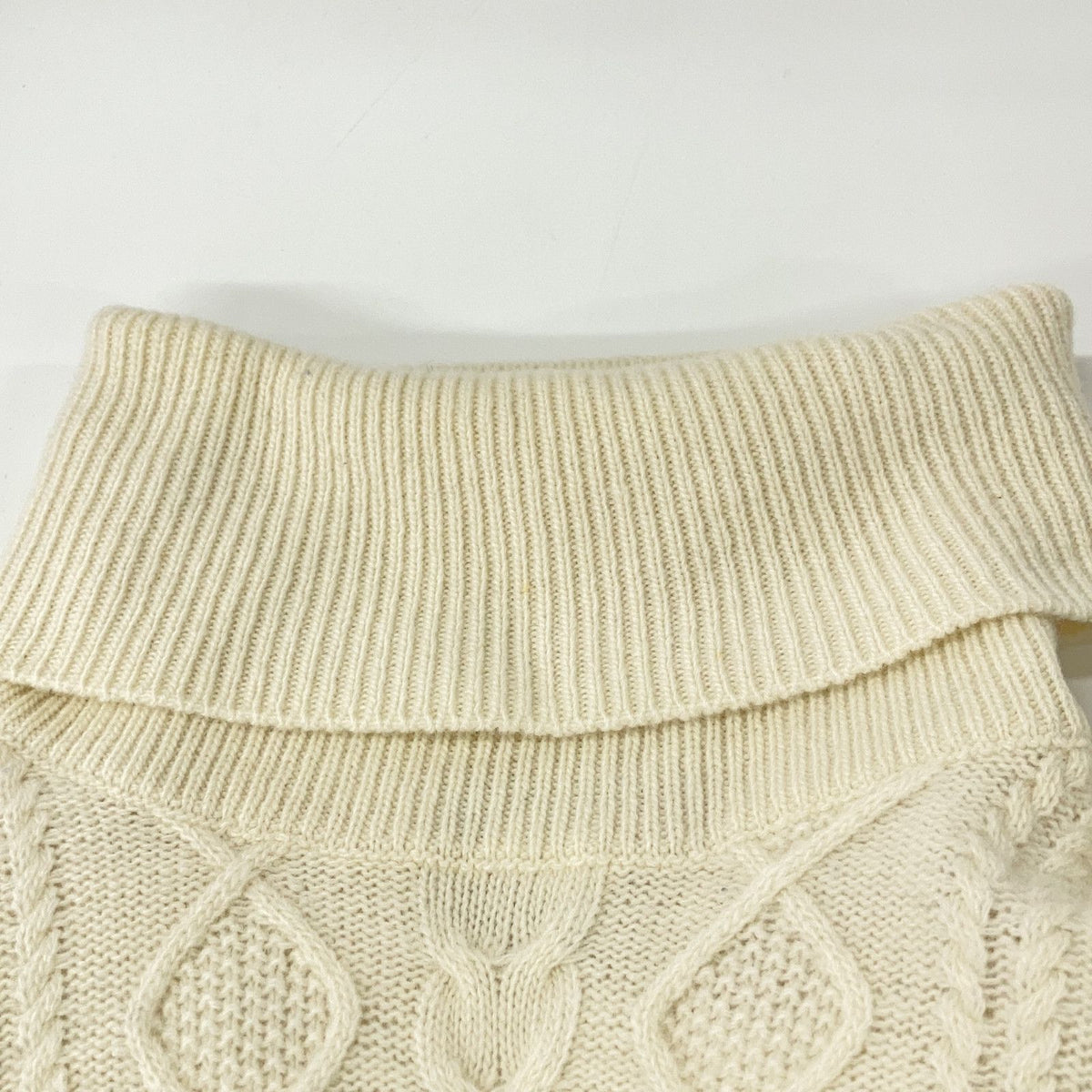 Moncler Gum Blue Wool Turtleneck Sweater — view 8