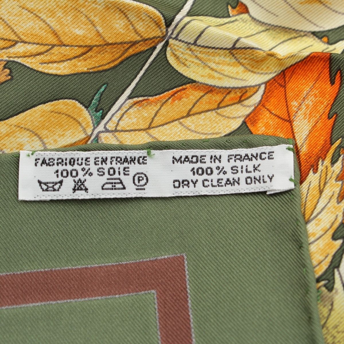 Hermes Carre 90 Silk Casse Noisette Nutcracker Scarf Green — view 8