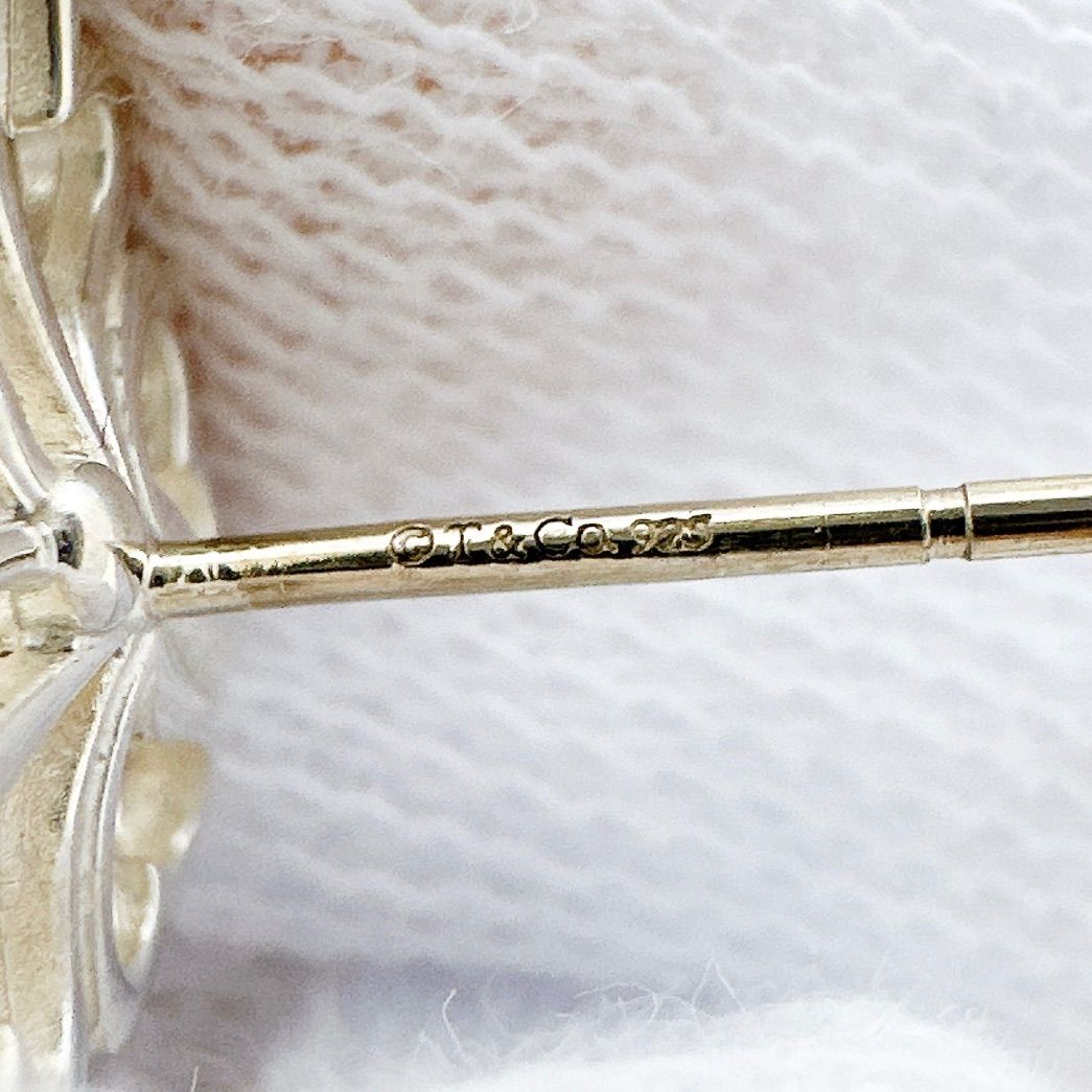 Tiffany & Co Butterfly Silver Earrings — view 8
