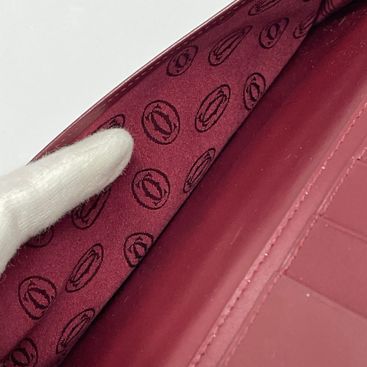 Cartier Wallet Billfold Must Bordeaux — view 8