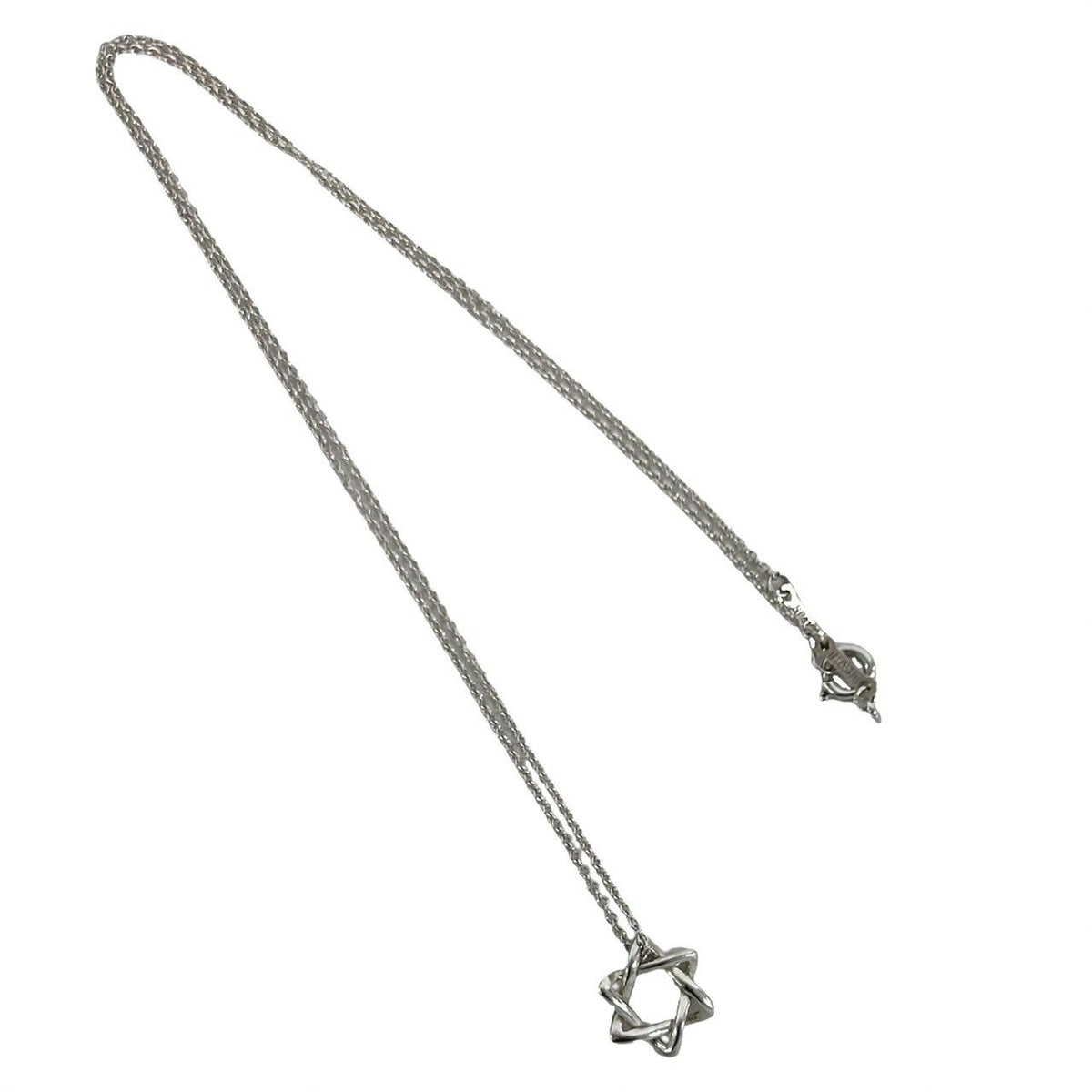 Tiffany & Co Vintage Star of David Necklace 925 Sterling Silver Pendant — view 6