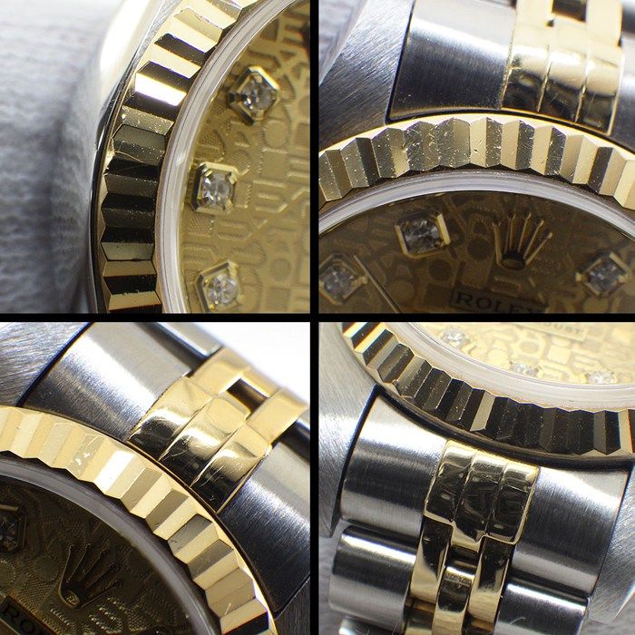 Rolex Watch Datejust Number 1998 Champagne Computer Dial Date 18K Yellow Gold — view 8
