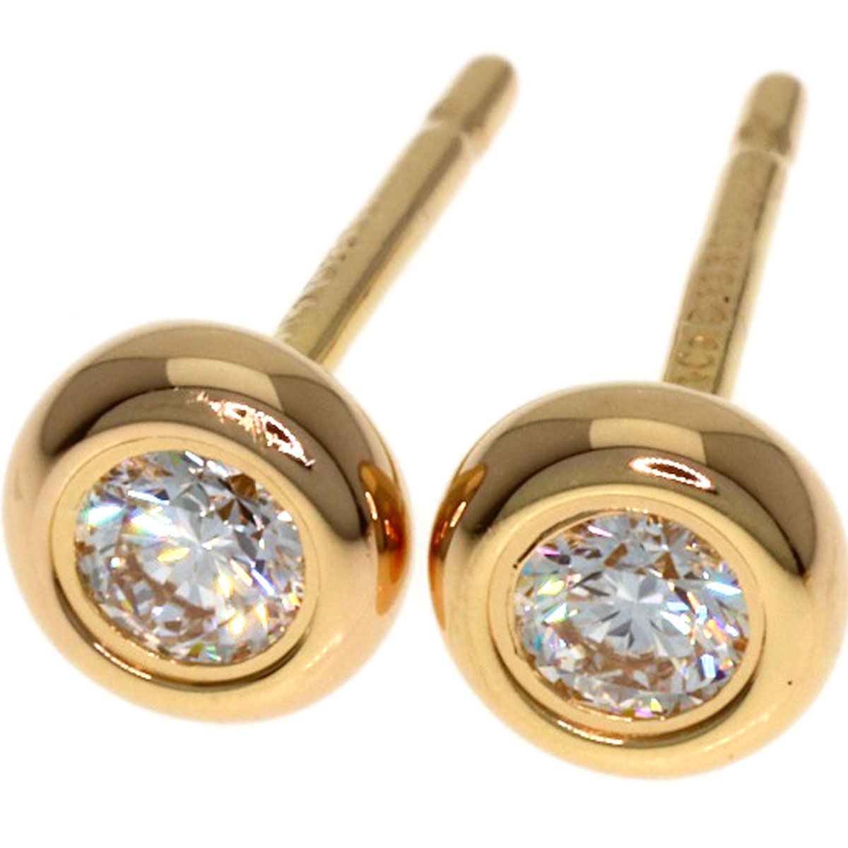 Tiffany & Co by the Yard Diamond Earrings 18K Pink Gold — view 5
