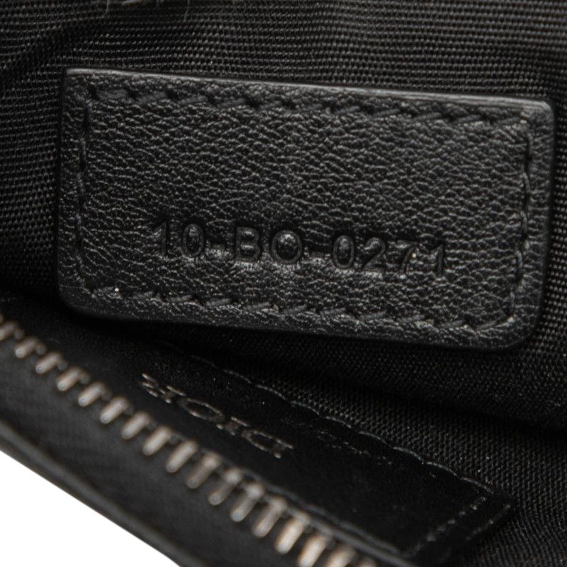 Dior Oblique Zip Card Holder Coin Case Fragment Beige Navy Jacquard — view 6