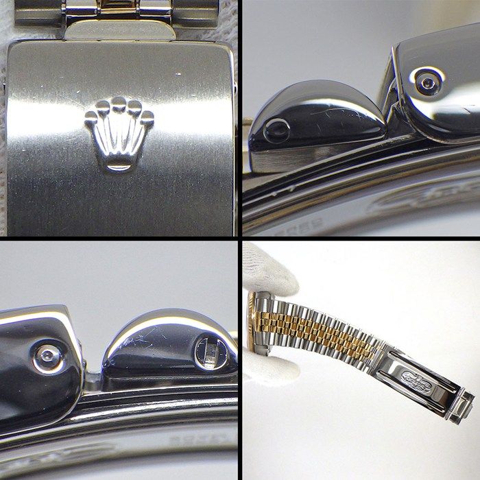 Rolex Watch Datejust P Number 10 Points Diamond Index Champagne Color Computer — view 8