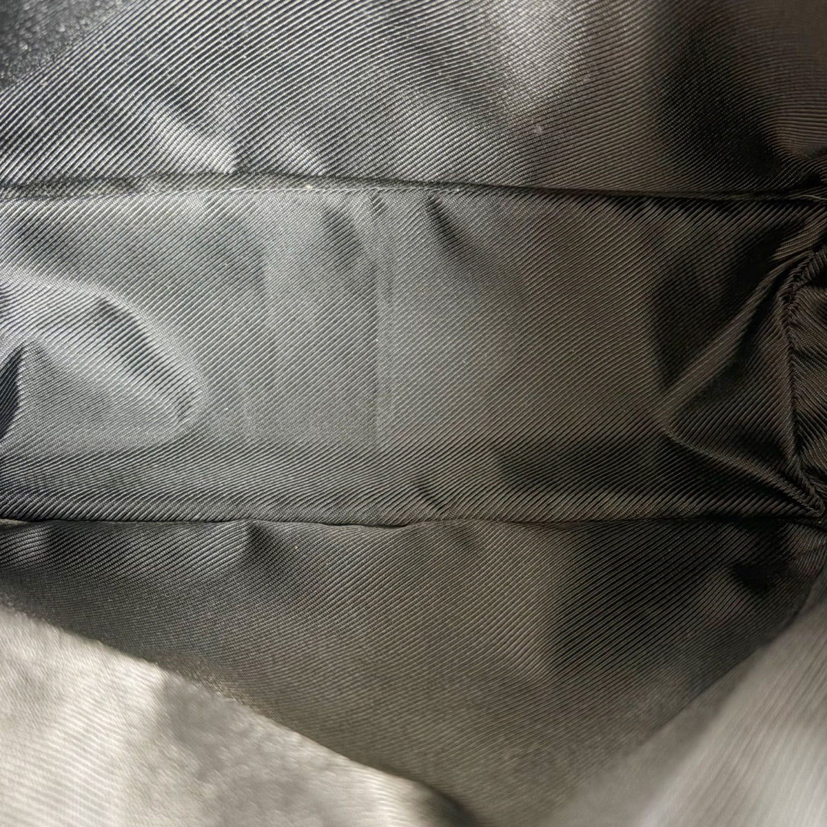 Gucci GG Canvas Tote Leather Black Shoulder Handbag — view 8