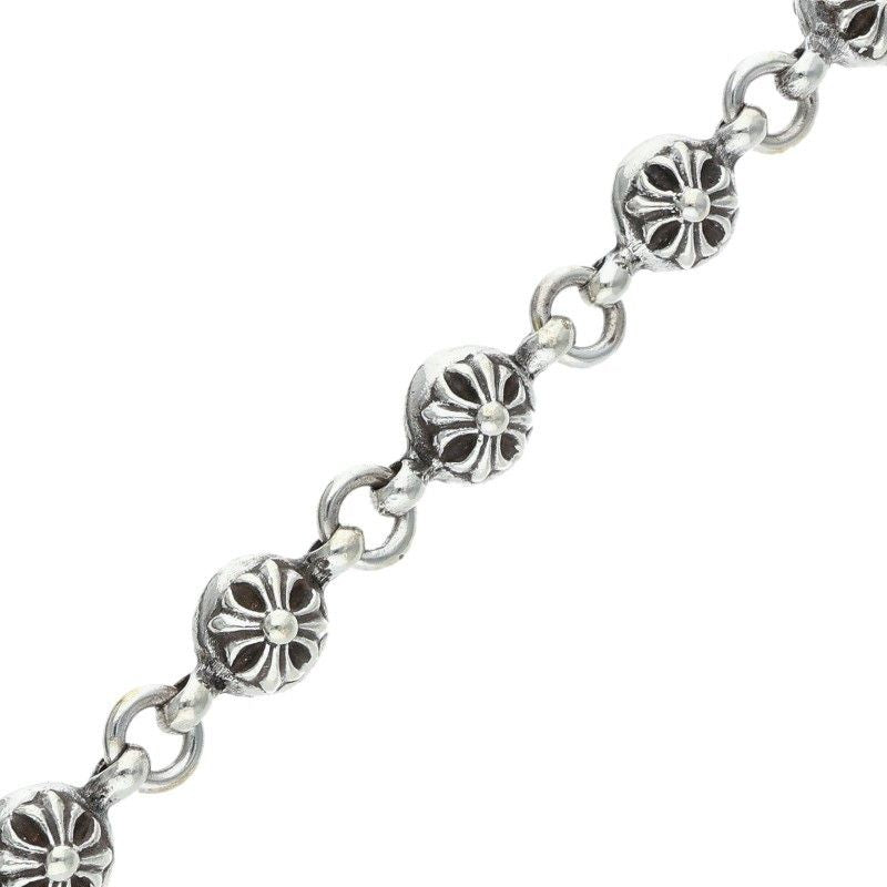 Chrome Hearts No1 Ball 1 Cross Silver Bracelet — view 5