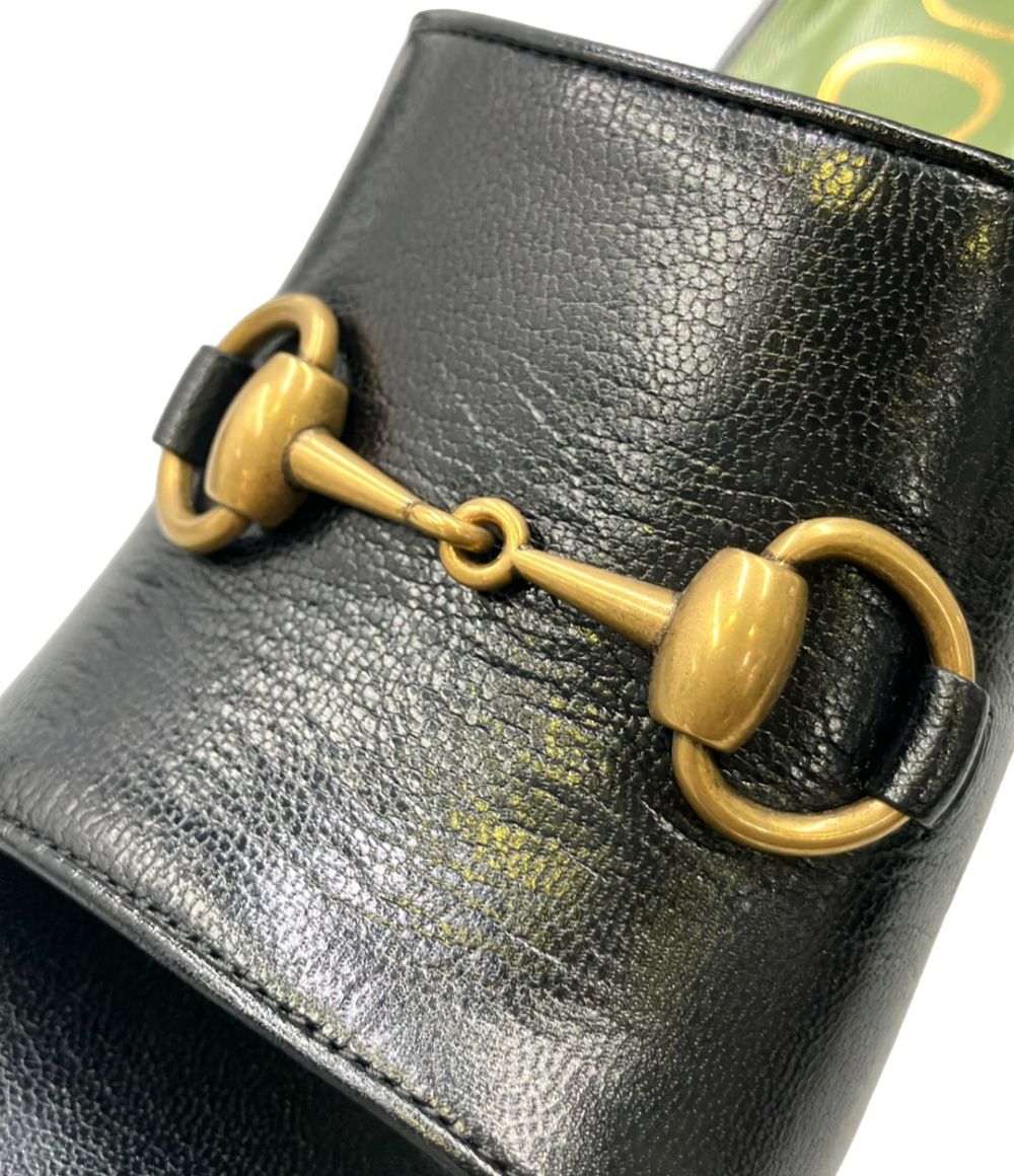 Gucci Horsebit Chunky Heel Mules — view 7