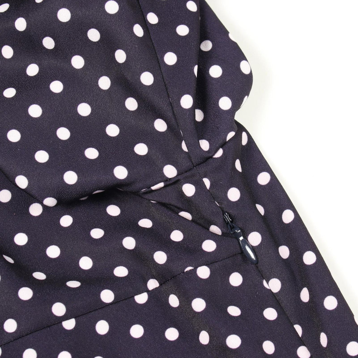 Prada Dress Pleated Dot Pattern — view 8