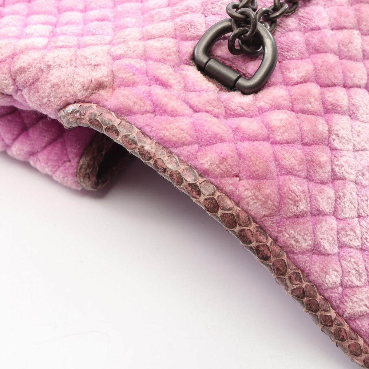 Bottega Veneta Shoulder Bag Purple Fabric Leather — view 8